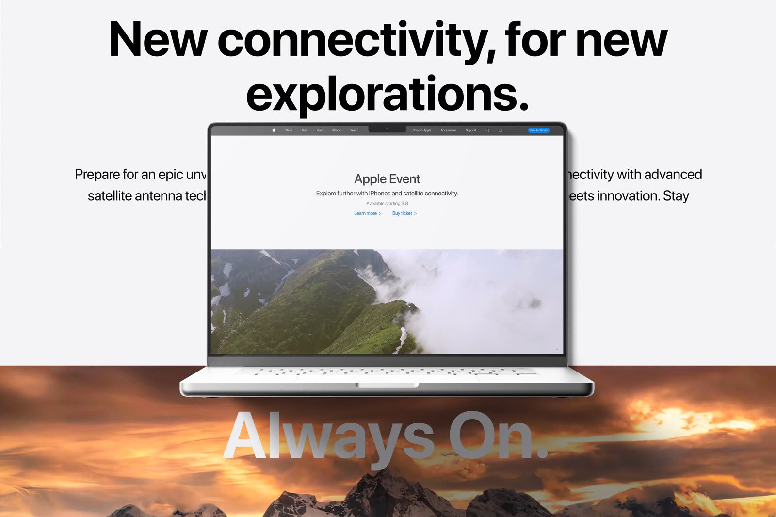 Apple Event — New connectivity, for new explorations
