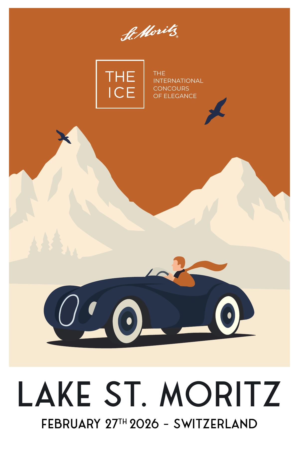 THE ICE poster, concept arancione