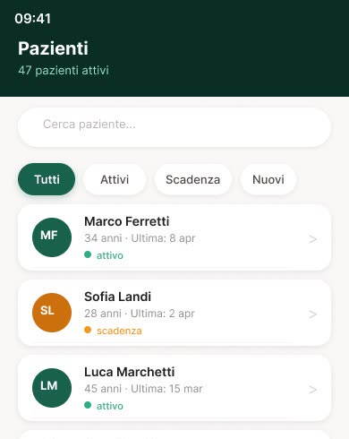 NutriApp pazienti